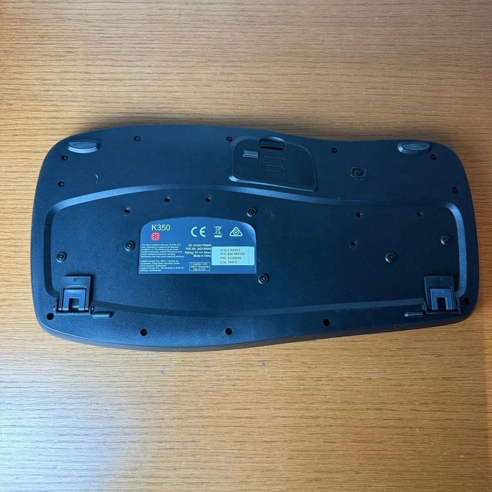 Logitech K350 Comfort Wave Wireless Keyboard NO USB Dongle